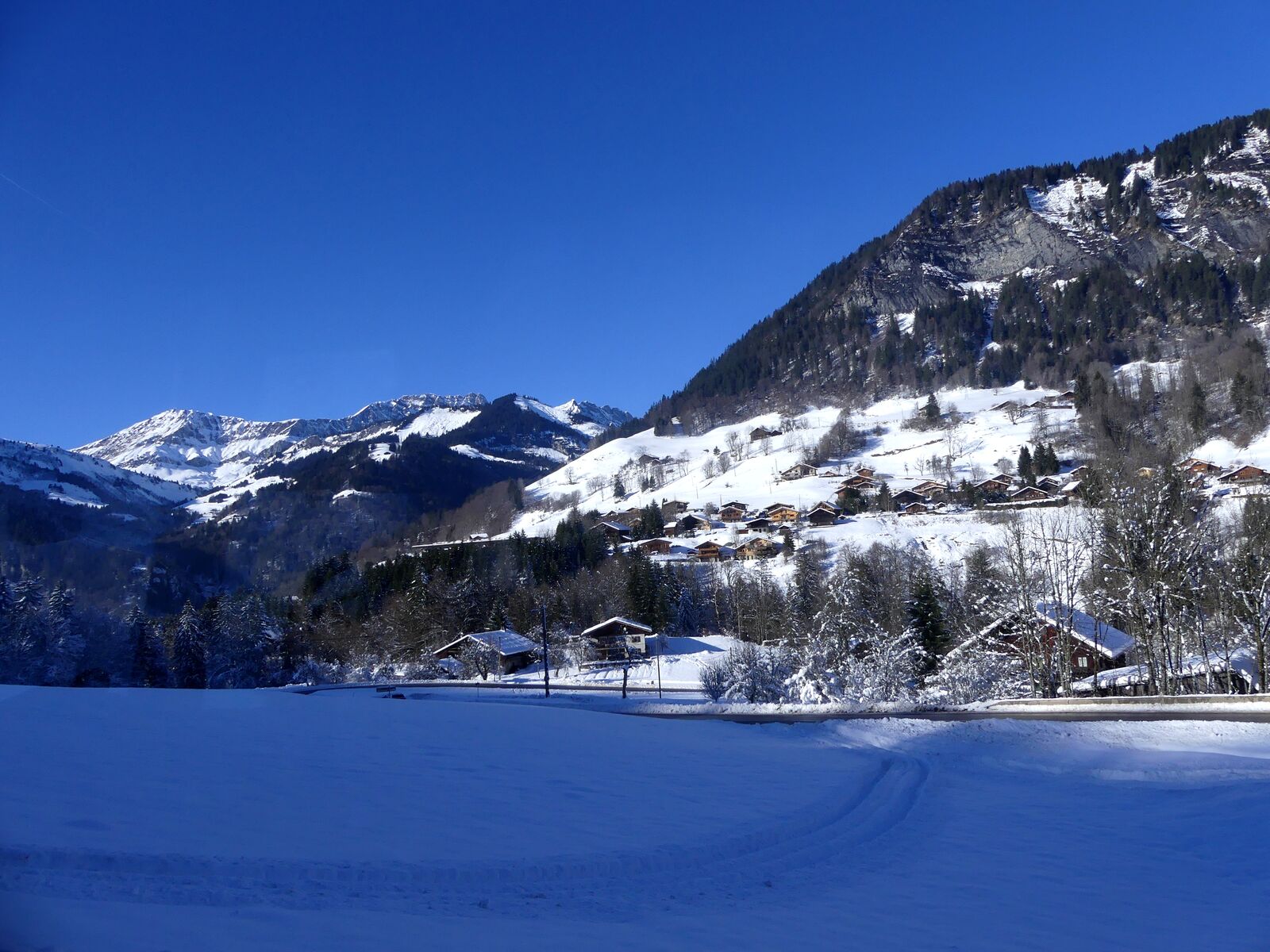 Vallée de Flumet / Frassette en hiver, Val d'Arly